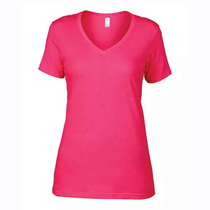 Patchs boutons écologiques sérigraphie manches courtes impression personnalisée polyester/coton t-shirt femme personnalisé - Product Image 3