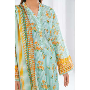 Conjunto de Traje de 3 Piezas Estampado para Mujer con Dupatta CLP-52227 - Product Image 4