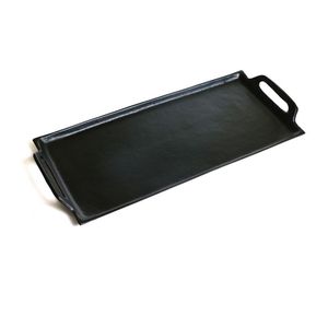 <b>Gold</b> Plated Designer Home Dining Tabletop Decorative Rectangle Shape Food Serving Tray Display for Home Hotel Restaurant - Product Image 4