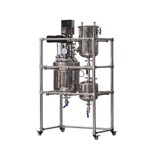 Tanque de Fermentación de Vidrio con Agitación Mecánica y Filtración, Reactor de 16L 220V - Product Image 1