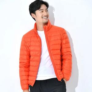 OEM Custom Windproof Jacket Standing Collar Puffer Jacket Men's Winter Pufferr Jacket Down Cotton <b>Coat</b> Is <b>Lightweight</b> - Product Image 1
