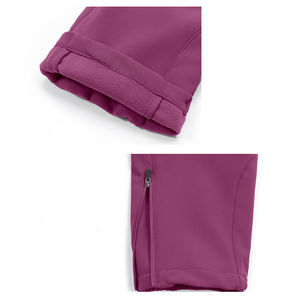 Pantalones Softshell duraderos para mujer, impermeables, transpirables, a prueba de viento, elegantes, para exteriores, senderismo, esquí - Product Image 4