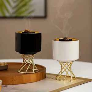 Quemador de Incienso Religioso Ecológico de Madera, Estilo de Medio Oriente, para Rituales de Bakhoor, Aromaterapia, Fragancia para el Hogar, Z F Craft - Product Image 3