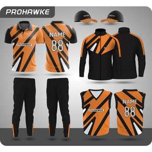 Ensemble d'uniformes de cricket Proawke avec logo personnalisé, nom de l'équipe, taille, col de maillot et pantalon de cricket - Product Image 2