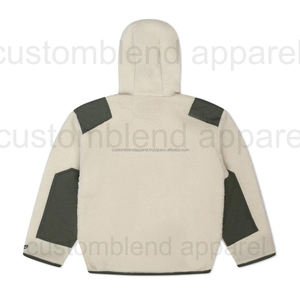 Sweat à capuche pour homme, coupe régulière, style vintage, patchwork brodé, motif ninja masqué, épaules tombantes, grammage lourd, vente en gros OEM personnalisée, collection 2025 - Product Image 4