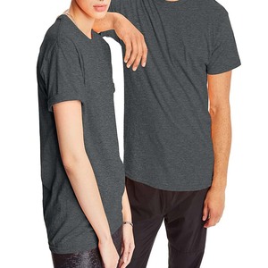 เสื้อยืดผ้าใบสีชาร์โคลเบลล่าสำหรับทุกเพศ - Product Image 4