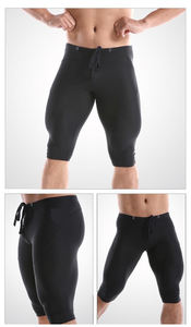 2025 Premium Men's Fitness <b>Shorts</b> <b>Quick</b> <b>Dry</b> Sportswear With Front Logo Solid Pattern Compression <b>Short</b> for Bodybuilding - Product Image 6