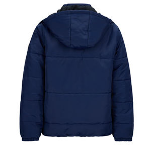 Chaqueta de Invierno de Color Sólido con Cremallera Completa, Acolchada, 100% Poliéster, Casual, de Manga Larga con Capucha - Product Image 4