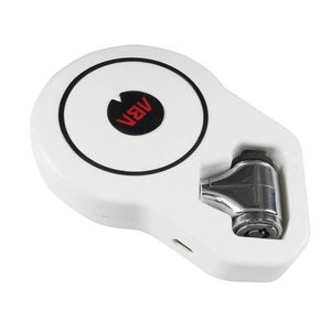 กระบอกล็อคสายเคเบิลโครเมี่ยมผสมสังกะสีและเหล็กหลัง50มม. ปรับได้พร้อม2กุญแจสำหรับกระเป๋าตู้สกูตเตอร์ - Product Image 1