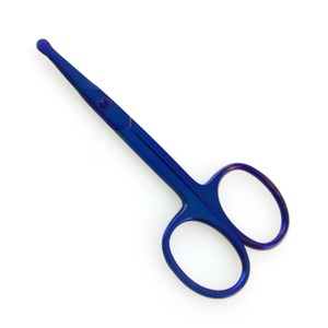 Tijeras para Cutículas Profesionales de Alta Calidad al por Mayor, Media Doradas, de 3.5 Pulgadas, con Hoja Recta y Curva, Tijeras Afiladas para Uñas, Tijeras para Uñas de Bebé - Product Image 3