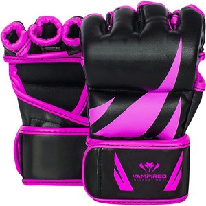 Vente en gros d'usine VAMPIREO Meilleur prix Gants de formation professionnelle Guantes MMA Gants d'impression personnalisés Gants de grappling personnalisés Vente à chaud - Product Image 6