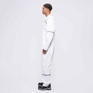 Combinaison de sécurité réfléchissante en coton pour chantiers routiers, veste de sécurité imperméable, uniforme de travail de sécurité haute visibilité - Product Image 3