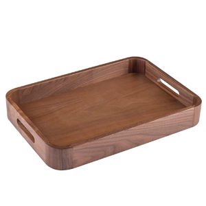 2024 plateau de service en bois de conception de luxe en gros pour mariage et ustensiles de cuisine vaisselle plateau de service alimentaire pour servir des aliments boisson - Product Image 6
