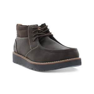 Stivali Chukka Vintage da Uomo Marroni Impermeabili in Vera Pelle con Fodera in Pelle e Soletta in PU Casual per l'Inverno Taglia 8 - Product Image 1
