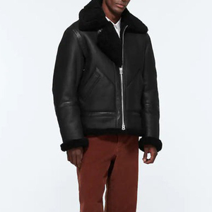 Chaquetas de Invierno de Piel de Oveja Genuina para Mujer, Cantidad Disponible, Chaqueta de Cuero de Último Diseño Personalizada para Mujer y Hombre - Product Image 5