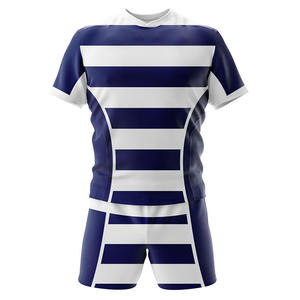 Tenues de rugby pour adultes, design personnalisé, 100% polyester, évacuation de l'humidité, prix d'usine, qualité supérieure, confortable - Product Image 2