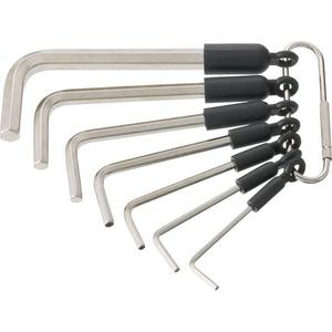 ชุดประแจหกเหลี่ยมเคลือบนิกเกิล Hazet ขนาดเมตริก 7 ชิ้น - Product Image 1