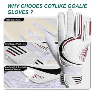 Gants de gardien de but professionnels avec une forte adhérence en latex et des gants de gardien de but de football en maille respirante - Product Image 6