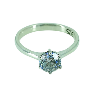 Navya <b>Craft</b> 925 Solid Sterling Silver Blue Topaz Handmade Women's <b>Ring</b> Sizes 4-13 18K Plating for Christmas Anniversary Birthday - Product Image 1