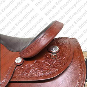 Selle de dressage en cuir pur d'équitation de haute qualité pour cheval professionnel 100% selle de saut de cheval équestre en cuir - Product Image 6