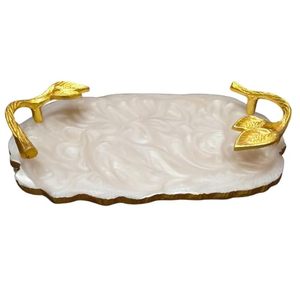 Bandeja de Servicio de Resina de Alta Calidad a Precio Económico con Acabado Pulido, Modelo Hecho a Mano, Diseño Personalizable para Servir Té, Café y Aperitivos - Product Image 2