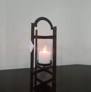 Elegante soporte de vela de hierro con marco de Metal de tamaño personalizado, mesa de fiesta en casa, candelabros decorativos, bandejas para servir para inauguración de la casa - Product Image 2