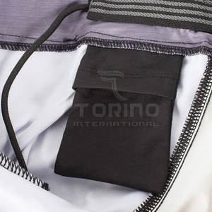 Pantalones cortos de MMA para hombre de poliéster 100% ligeros al por mayor, logotipo personalizado con el último diseño, tela de lona con patrón sólido - Product Image 2
