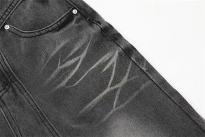 Precio al por mayor, ropa de calle para hombre, pantalones vaqueros holgados, pantalones vaqueros de algodón de secado rápido transpirables para hombre - Product Image 3