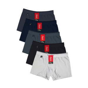 Calzoncillos bóxer de algodón de tiro medio OEM para hombre, venta al por mayor, buena calidad, color sólido, tela viscosa, embalaje personalizado, logotipo Vinh, prenda colgada - Product Image 5