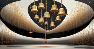 Elegant 4 Cluster Shape Wind Chimes Indoor Outdoor Wedding Home Decor Handmade Metal Hanging <b>Bells</b> Rope Creative Novelty for - Product Image 6