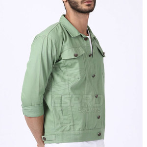 Veste en jean surdimensionnée sur mesure pour hommes, dernière conception, veste en jean pour hommes à bas prix - Product Image 3