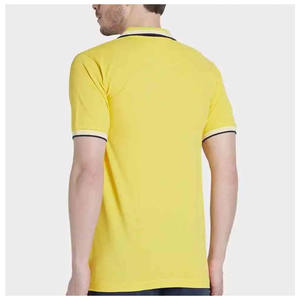 Camiseta para hombre 100% algodón, manga corta, tejido de punto, logotipo personalizado e impresión, tela transpirable, polo para hombre - Product Image 3
