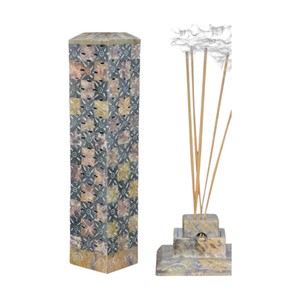 Porte-encens en pierre savonneuse sculptée à la main de haute qualité, article de décoration pour la maison et l'hôtel - Product Image 1