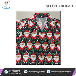 Chemises hawaïennes à manches mi-longues pour homme, en Polyester, imprimé, personnalisé, surdimensionné, pour l'été, OEM, vente en gros - Product Image 5