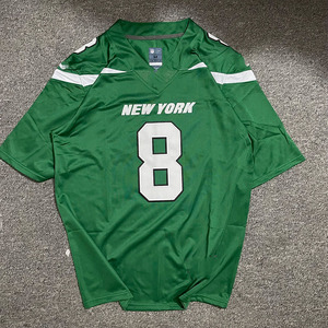 Maillots de football personnalisés par sublimation, respirants, 100% polyester, col en V, nom d'équipe personnalisé, vêtements de sport unisexes pour adultes - Product Image 3