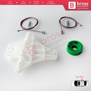 Kit de réparation de lève-vitre arrière droit BWR5374 pour Vectra C Z02 2002-2009 Signum 24451522 - Product Image 2