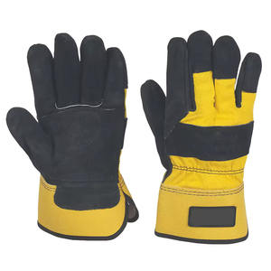 Gants de pompier en cuir durable Gants résistants au feu avec bande réfléchissante Gants de travail résistants au feu - Product Image 1