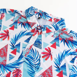 Camiseta Deportiva Informal Transpirable de Talla Grande para Hombre, con Botones de Secado Rápido, Sublimación con Estampado Completo para Golf - Product Image 3