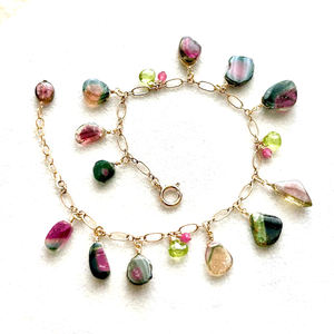 110 CTS Lote de alta calidad Natural Bio Color turmalina 5mm 14mm Tamaño libre Cristales crudos Ventas de hierro verde Piedra rugosa suelta - Product Image 6