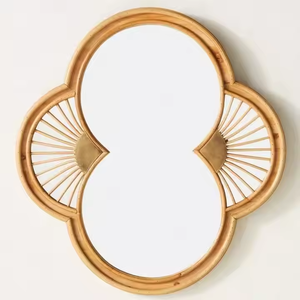 Meilleures ventes Azora Industries Miroir mural suspendu de haute qualité Design moderne Matériau en bois pour décoration d'hôtel Meilleures ventes - Product Image 5