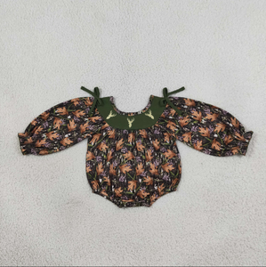 Ropa de Caza para Niños, Mono de Manga Larga con Estampado de Hojas Verdes y Ciervos - Product Image 4