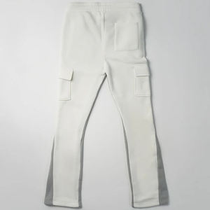 Wholesale Men's Winter Casual Sweatpants-Eco-Friendly 100% Cotton Canvas Fleece Thickness <b>Elastic</b> Waist <b>Lace</b>-Up Closure Printed - Product Image 2