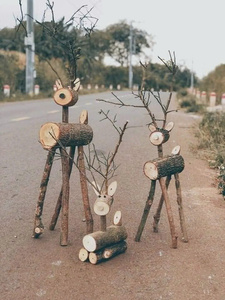 Tema fresco Diseño de decoración navideña de madera Reno Interior Productos decorativos para el hogar Múltiples tamaños están disponibles - Product Image 4