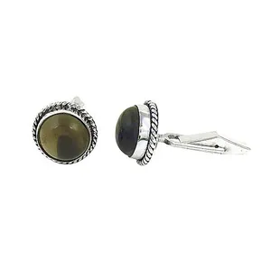 Boutons de manchette et pinces à cravate en pierres précieuses glamour - Accessoires et cadeaux pour tenues formelles - Product Image 1