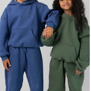 Sweats à capuche en coton/élasthanne avec logo personnalisé brodé, 380gsm-450gsm, écologiques, respirants, manches longues, coupe ample, pour l'automne - Product Image 5