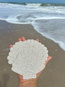 Handmade <b>Beaded</b> <b>Coasters</b> - Boho Drink <b>Coasters</b> with Polyester Backing (4x4 Inch) - Product Image 4