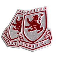 Écusson de football sportif en flocage personnalisé, logo de la Ligue des champions, patch en flocage 3D pour vêtements de football