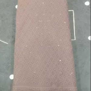 Tela Schiffli de Rayón Rentable de Majisa Textiles, Vestido de Peso Medio, Transpirable, de Secado Rápido, Kurtas Bordadas para Niñas - Product Image 2