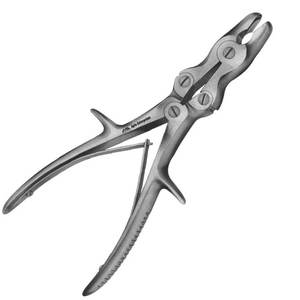 Rongeur d'os orthopédique de haute qualité Instrument chirurgical manuel à Double articulation fabriqué en acier inoxydable durable Apto - Product Image 1