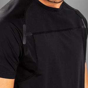 Custom OEM Wholesale Men Quick Dry Sports Shirt Gym Running Training T Shirt - Product Image 2